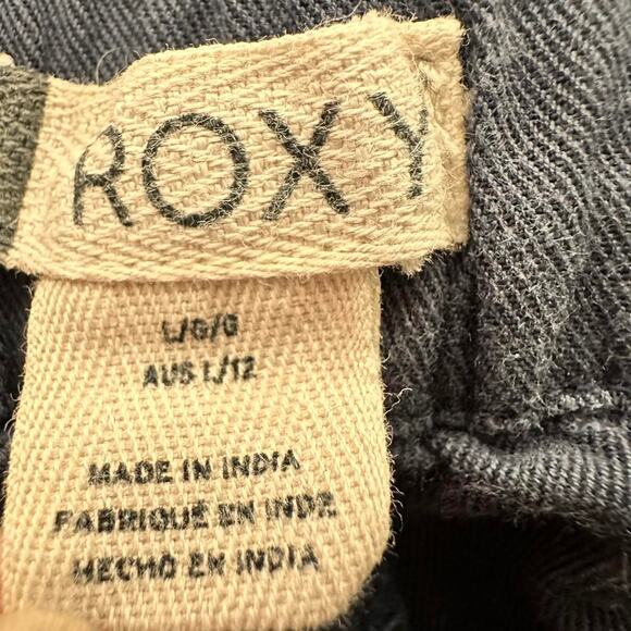 Roxy Size Large Womens Casual Shorts With Drawstring 100% Cotton - Picture 4 of 4